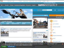Tablet Screenshot of nantesmetropole.fr